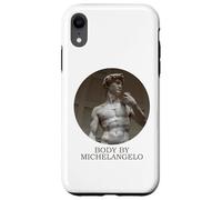 CORPO DI MICHELANGELO Divertente Rinascimento Medievale David Custodia per iPhone XR