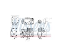 Corpo Farfallato NISSENS Per VW Bora Golf IV Polo Seat Leon Toledo II