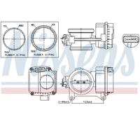 Corpo farfallato per DACIA OPEL RENAULT VAUXHALL CLIO DUSTER ESPACE GRAND SCÉNIC