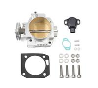 Corpo Farfallato Per RSX DC5 Per CIVIC SI EP3 Per K20 Per K20A Corpo Farfallato Di Aspirazione CNC 70 Mm RS-THB003 Corpo Farfallato Sensore Posizione Farfallato TPS Acceleratore Automobili(D'argento)