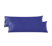 Corpo Federa - 2 Microfibra Federa -corpo Cuscino Misura 20x54, Blu Royal