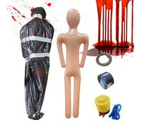 Corpo gonfiabile per Halloween, oggetti di scena gonfiabili per Halloween, spaventosi gonfiabili per il corpo di Halloween, accessorio gonfiabile per cadaveri per giardino all'aperto