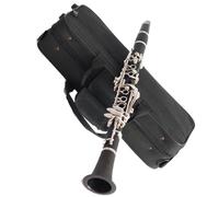 Corpo in bachelite durevole 17 tasti lisci nichelati strumento clarinetto chiave in mib