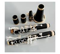 Corpo In Bachelite Standard Tono Sib 17 Tasti Placcati In Argento Clarinetto Strumento A Fiato Con Custodia