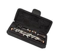Corpo In Legno Di Ebano 17 Tasti Mi Piatto Tasti Nichelati Strumento Clarinetto Con Custodia Bocchino Clarinetto Set