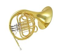 Corpo In Ottone Giallo Laccato Oro Tono Fa 4 Tasti Doppio Corno Francese Con Custodia Rigida Kit Corno Francese