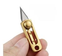Corpo in ottone pieghevole per mini utensile da taglio portachiavi con bordo in