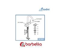 CORPO LEVA DEPURATORE SUPERIOR RICAMBIO ITS TODINI 10.17/LD/S