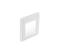 Corpo Luce Incasso Alluminio Bianco Led 2W 3000K Luce Calda