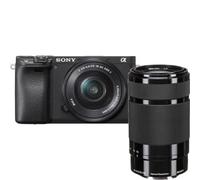 Corpo macchina Sony Alpha 6400 nero + 16-50MM + 55-210MM | ✅Prezzo competitivo