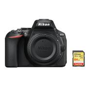 Corpo NIKON D5600 + scheda SD SanDisk Extreme 64G