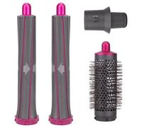 Corpo per capelli lunghi e spazzola volumizzante rotonda per styler Dyson Airwrap, kit 4 in 1 per acconciature include 2 cilindri lunghi per arricciare, 1 spazzola volumizzante rotonda, 1 adattatore