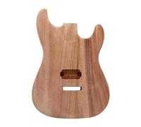 Corpo per Chitarra Elettrica in Legno di Pioppo Colore Sunburst Accessori per Chitarra Corpo A Botte per Chitarra Finitura Lucida (Color : 23 Okoume Wood)
