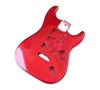 Corpo Per Chitarra Elettrica In Legno Di Pioppo Rosso Metallizzato Parti Per Chitarra A Botte Per Chitarra Fai-da-te Larghezza Tasca 5,7 Cm