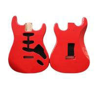 Corpo Per Chitarra Elettrica In Materiale Di Ontano Assemblato Corpo Fai-da-te SSS Semilavorato Rosso (Color : 01)