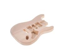 Corpo Per Chitarra Elettrica Incompiuto, Realizzato A Mano, Corpo Per Chitarra Fai-da-te, Barile In Tiglio, Accessori Di Ricambio Per Chitarra (Color : Candlenut wood)