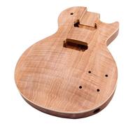 Corpo Per Chitarra Incompiuto Corpo Di Rilegatura Tiger Grain Per Modifica Fai Da Te Della Chitarra Elettrica LP