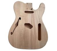 Corpo Per Chitarra Incompiuto Corpo Per Chitarra Elettrica HH HS SS In Mogano Grezzo F Hole Fai Da Te Sostituzione Per Parte TL Barile(SS)