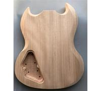 Corpo Per Chitarra Incompiuto Dado Di Bloccaggio Per Chitarra Elettrica Humbuckers Foro Corpo In Mogano
