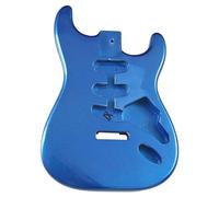 Corpo Per Chitarra Incompiuto Modifica Del Corpo Della Chitarra Elettrica In Pioppo Blu Metallizzato Lucido A Tre Pezzi Accessori Fai Da Te