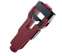 Corpo rosso dell'ABS della maschera della mortasa del fermo della porta | Si adatta a porte da 4,5 cm e 3,5 cm, scalpello preciso, riduce il tempo di installazione, non è necessaria alcuna
