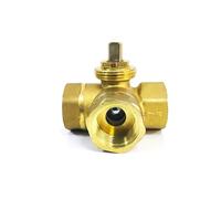 Corpo valvola a sfera in ottone con filettatura motorizzata elettrica a 3 vie DN15 DN20 DN25 1 pz(DN20)