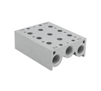 Corpo valvola solenoide a 5 vie serie SS5Y7-20 con collettore for elettrovalvole SY7120 SY7220 Scarico aria(SS5Y7-20-11)