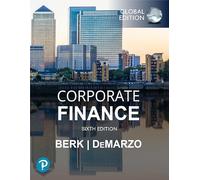 Corporate finance. Global edition