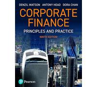 Antony Head Dora Chan Denzil W Corporate Finance: Principles and Pra (Tascabile)