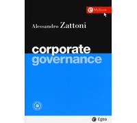 CORPORATE GOVERNANCE. CON AGGIORNAMENTO ONLINE - Zattoni Alessandro - 2024
