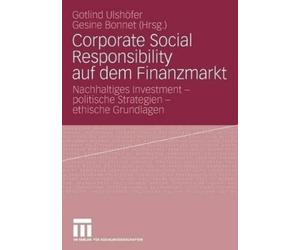 Corporate Social Responsibility auf dem Finanzmarkt (Tascabile)