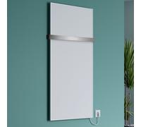 Corpotherma Aluminium riscaldamento a infrarossi, con portasciugamani, IRA600600400+IRZ003, Aluminium bianco/alluminio [Radiatori > Riscaldamento a infrarossi]