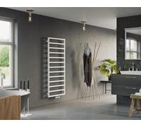 Corpotherma Venus Radiateur sèche-serviettes de bain, à eau, tubes droits en acier de précision, profondeur : 70mm, blanc, VEN1470500W, VEN1470500W, Versione: 500x1470mm