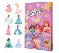 Corpower Poke in Art, Poke Art Giocattoli Fai da Te, Arti e Mestieri per Ragazze con 8 Principesse Magiche, DIY Toys, Regali per Ragazze, Creative Puzzle Puncture Painting