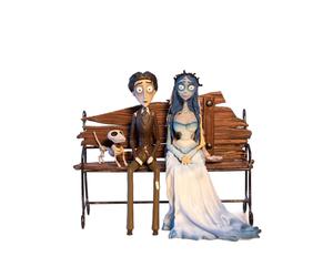 Corpse Bride "Zero Time to Rest" PVC Statue - Victor, Emily & Zero