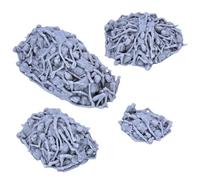 Corpse Pile Terrain Set - 4 Pezzi Scatter Terreno per Giochi di Ruolo da Tavolo | 28mm-32mm Scala Undead Scenery | DnD, Wargames | Stampabile Scenario Licenza | Resina non verniciata Terreno per