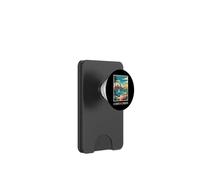 Corpus Christi, Texas, retro, vendemmia, orizzonte, baia, città PopSockets PopWallet per MagSafe