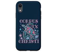 CORPUS CHRISTI TX TARTARUGA AMANTE COLORATO SPIAGGIA SOUVENIR Custodia per iPhone XR