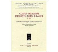 Corpus dei papiri filosofici greci e latini. Testi e lessico nei papiri di cultura greca e latina. Vol. 1/2: Autori noti. Cultura e filosofia (Galenus-Isocrates)