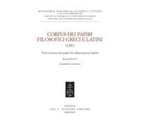 Corpus dei papiri filosofici greci e latini. Testi e lessico nei papiri di...