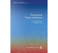 Corrado De Concini Claudio Procesi The Invariant Theory of Matrices (Tascabile)