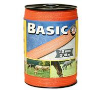 Corral, Nastro per Recinzione di Base, 20 mm x 200 m Unisex-Adulto, Giallo/Arancione, 20mm x 200m