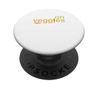 Corre su verdure -Corsa, Vegano, Vegetariano World Peace, palestra PopSockets PopGrip Adesivo