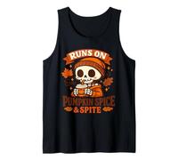 Corre su Zucca Spice Spite Fall Skeleton Halloween Canotta