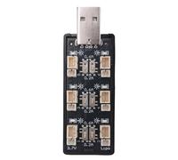 Correa Batteria LiPo 1S Caricabatterie USB 3.7V / 4.20V 6 Canali Caricabatterie LiPo 1S Micro-JST 1.25 JST-PH 2.0 MCX MCPX