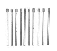 Correa Punta di Trapano A Diamante da 10 Pezzi Professionale Set da 3 mm 1/8 Pollici per Superfici di Vetro, Piastrelle e Marmo di Perforazione