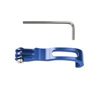 Correa Supporto per Lampada Anteriore per Bicicletta Pieghevole Supporto per Lampada per Bicicletta Supporto per Prolunga in Lega di Alluminio Raccordi di Prolunga Blu