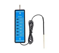 Correa Tester di Tensione per Recinzione al Neon da 1 Pezzo 12KV, Professionale da 2000 A 12000 V 6 Indicatori Luminosi al Neon Tester per Recinzione Impermeabile In Plastica per Aziende Agricole