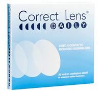 Correct Lens, Daily Lens, Lenti a Contatto Giornaliere per Miopia, Lenti a Contatto Usa e Getta Sicure e Facili da Applicare, Diottrie -3,75, Confezione da 30 Lenti Monouso
