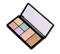 Correcting Concealer Palette | 6 Shade Concealer Palette | Full Makeup Corrector Palette | Contour And Conceal Palette With Brush | Multi-Use Concealer Palette Waterproof & Long-lasting For Blemishes